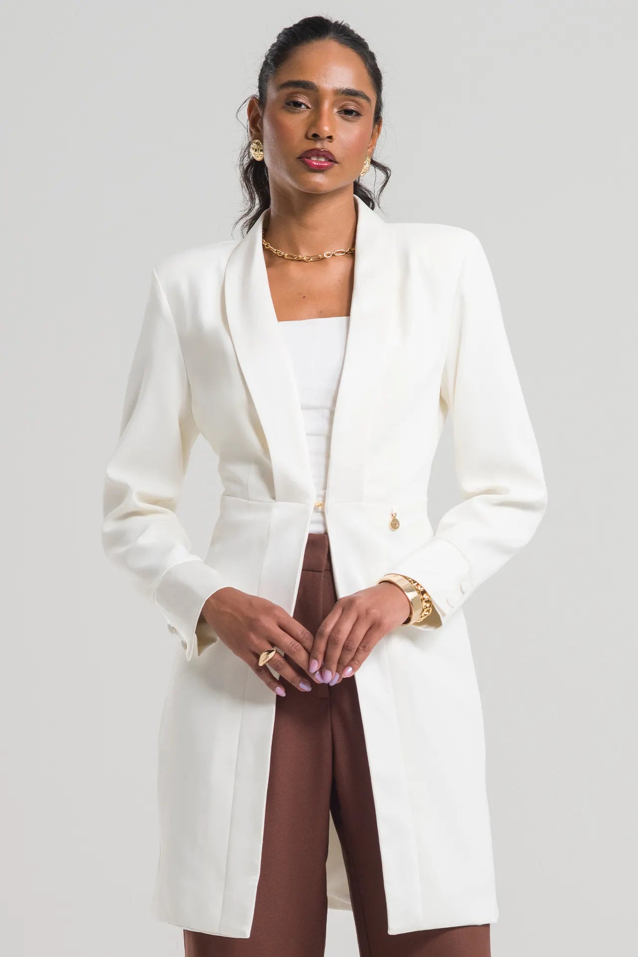 Women’s Lab Coat Carmen Off White