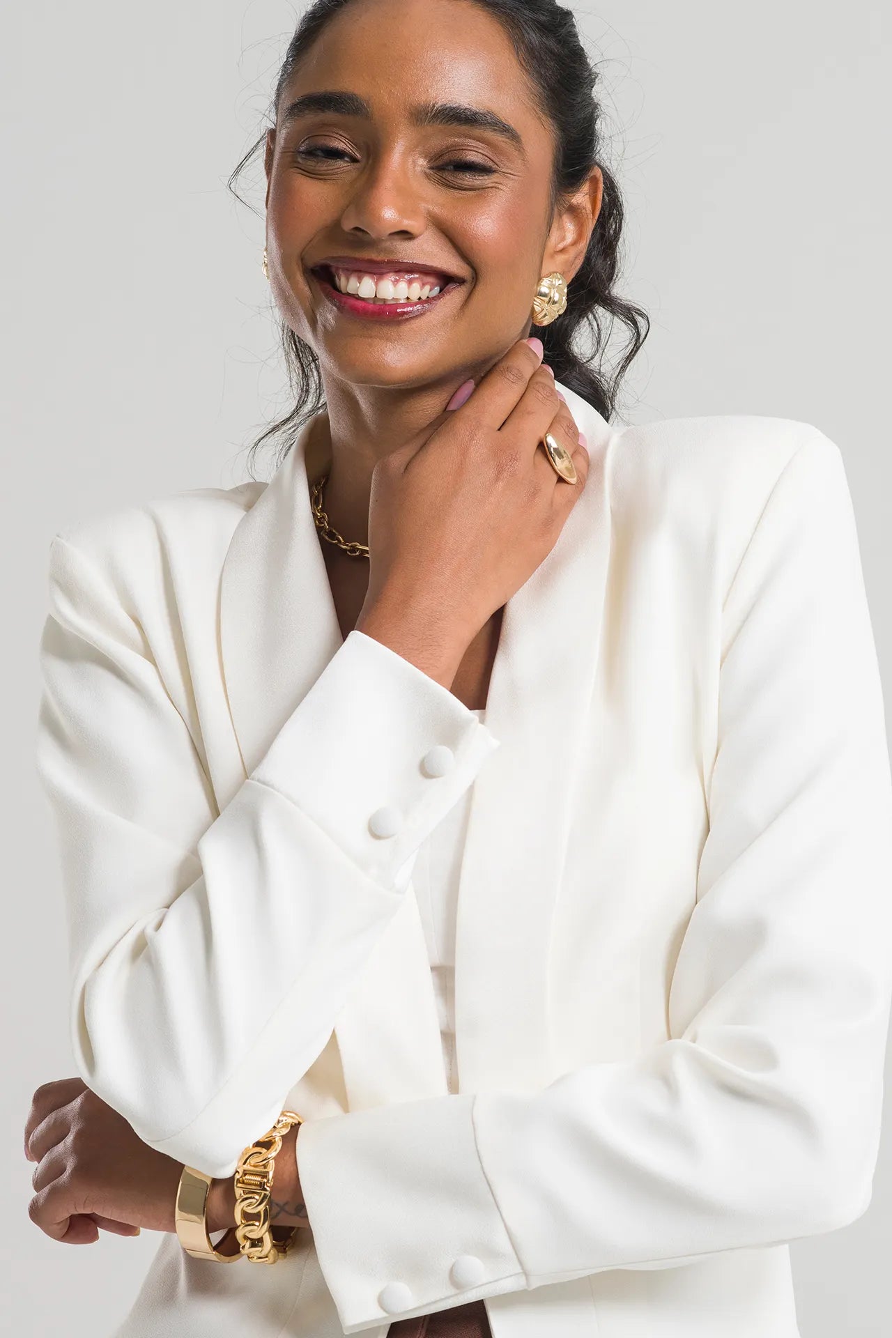 Women’s Lab Coat Carmen Off White