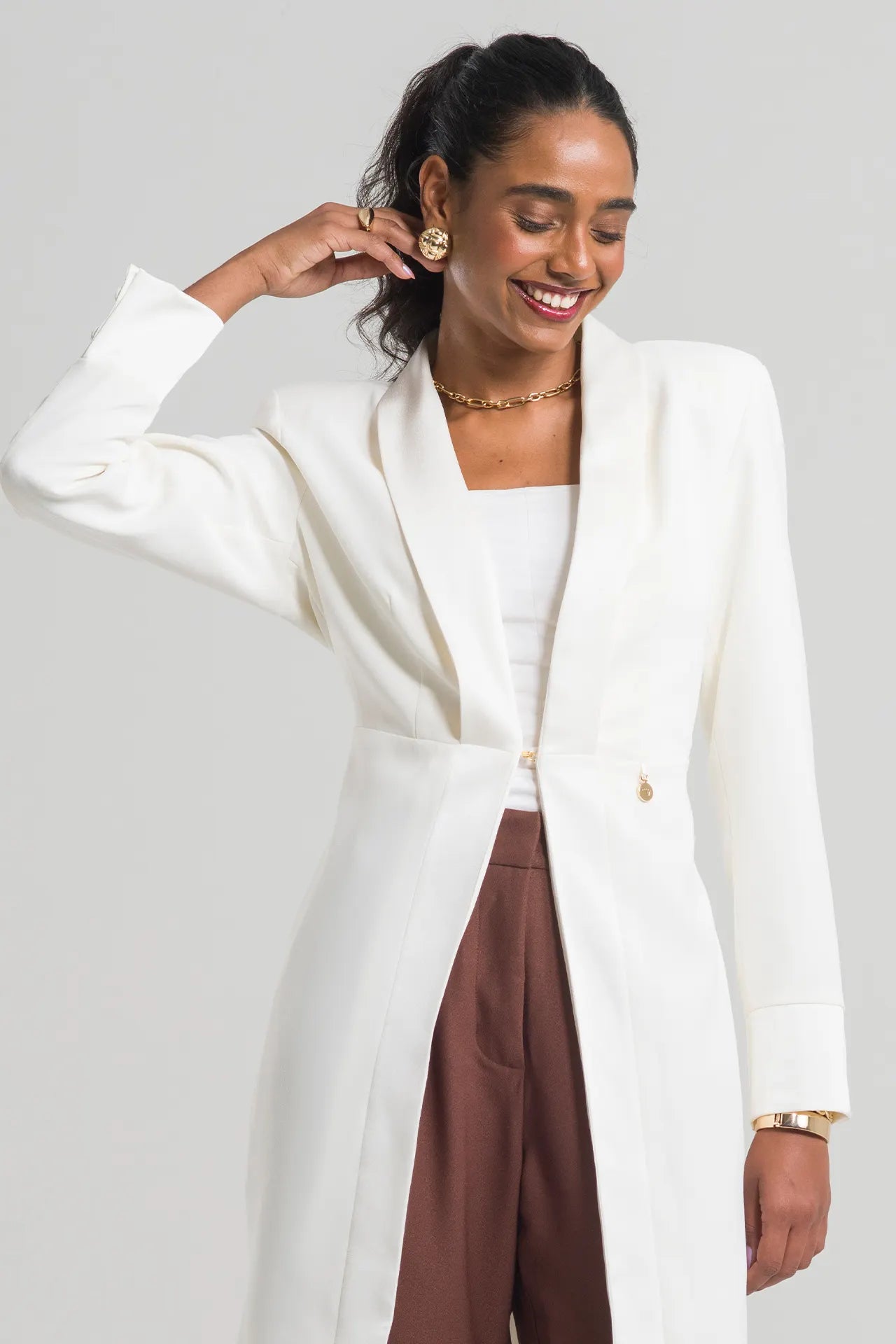 Women’s Lab Coat Carmen Off White