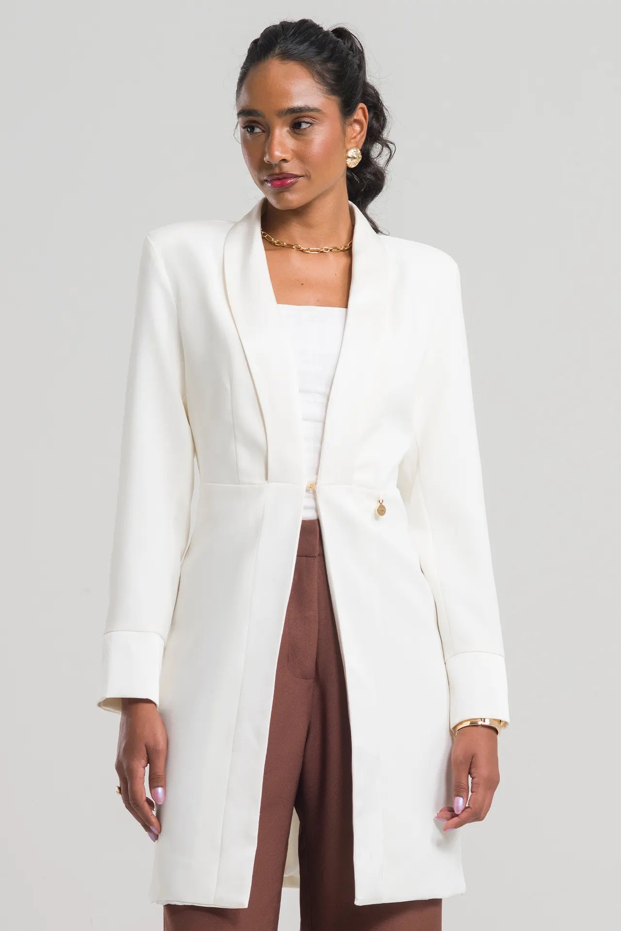 Women’s Lab Coat Carmen Off White