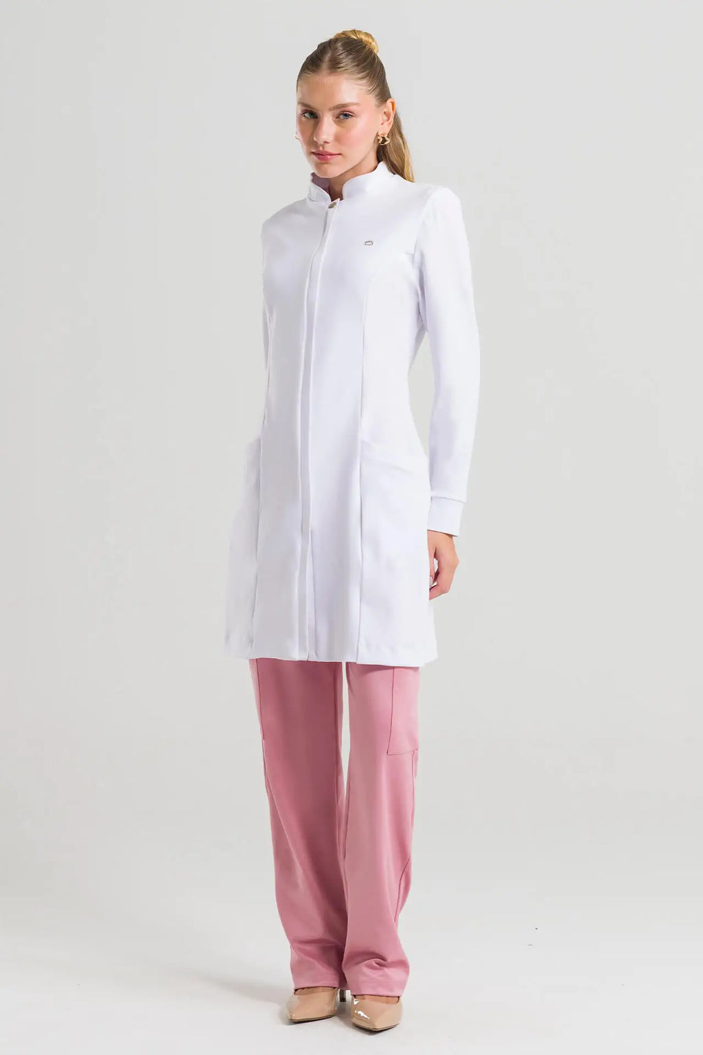 Women’s Lab Coat Comfort White