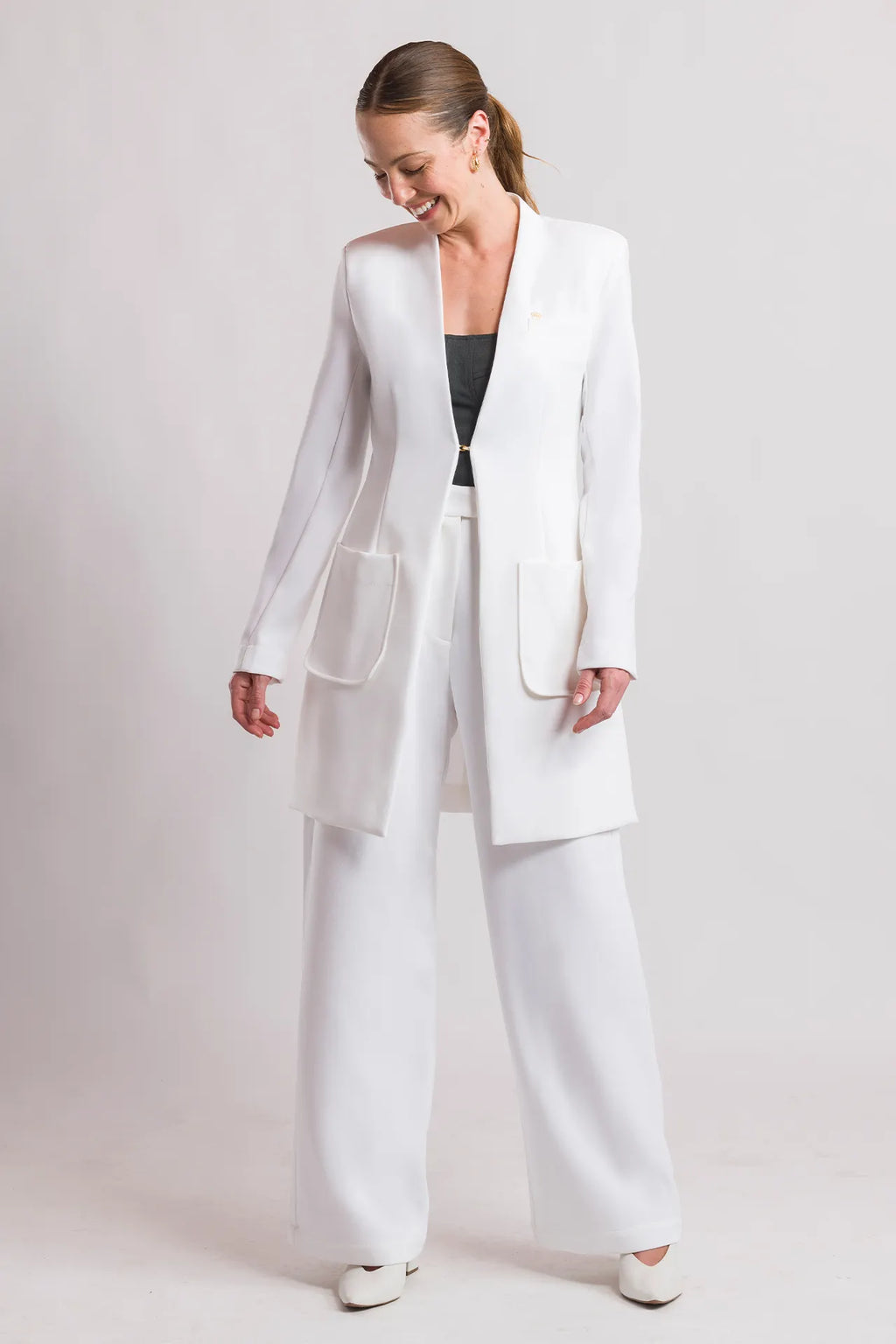 Women’s Lab Coat Laura Pure White