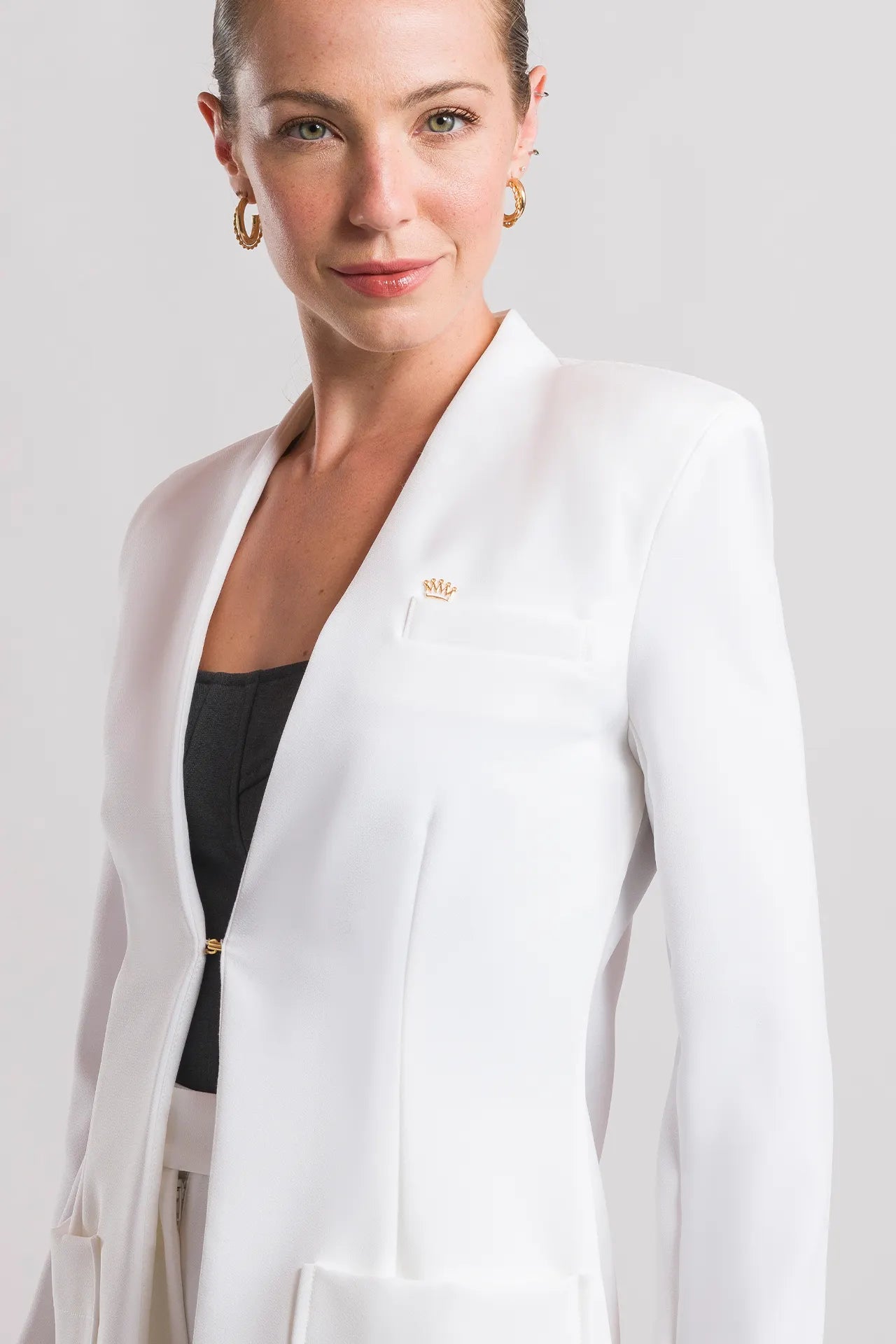 Women’s Lab Coat Laura Pure White