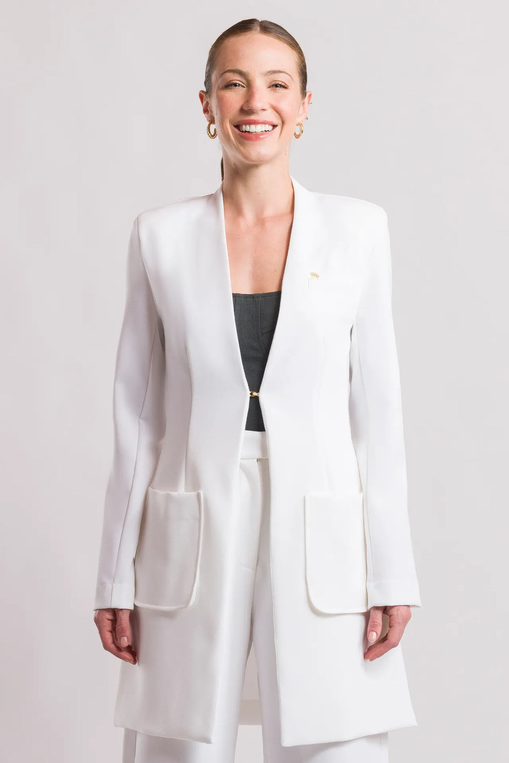 Women’s Lab Coat Laura Pure White