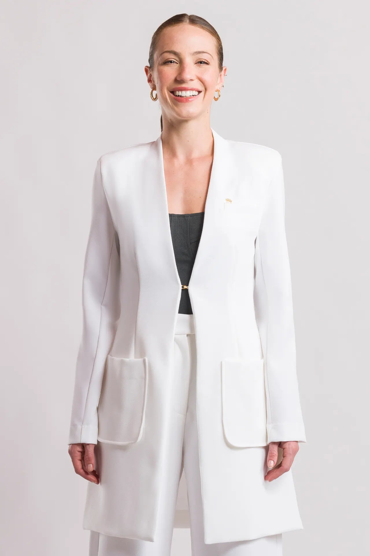 Women’s Lab Coat Laura Pure White