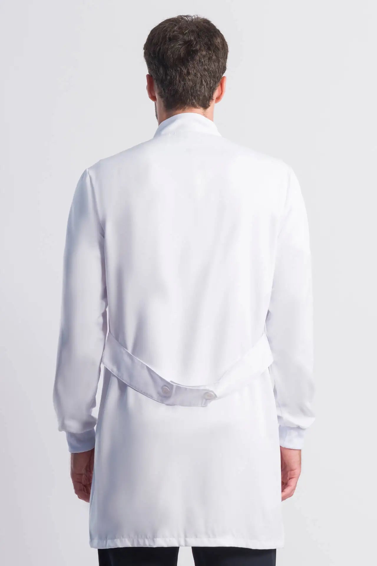 Men’s Lab Coat Basic White
