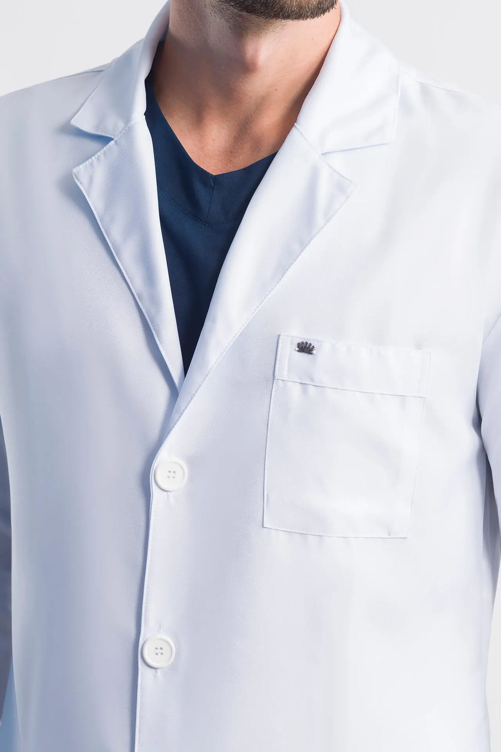 Men’s Lab Coat Leo White