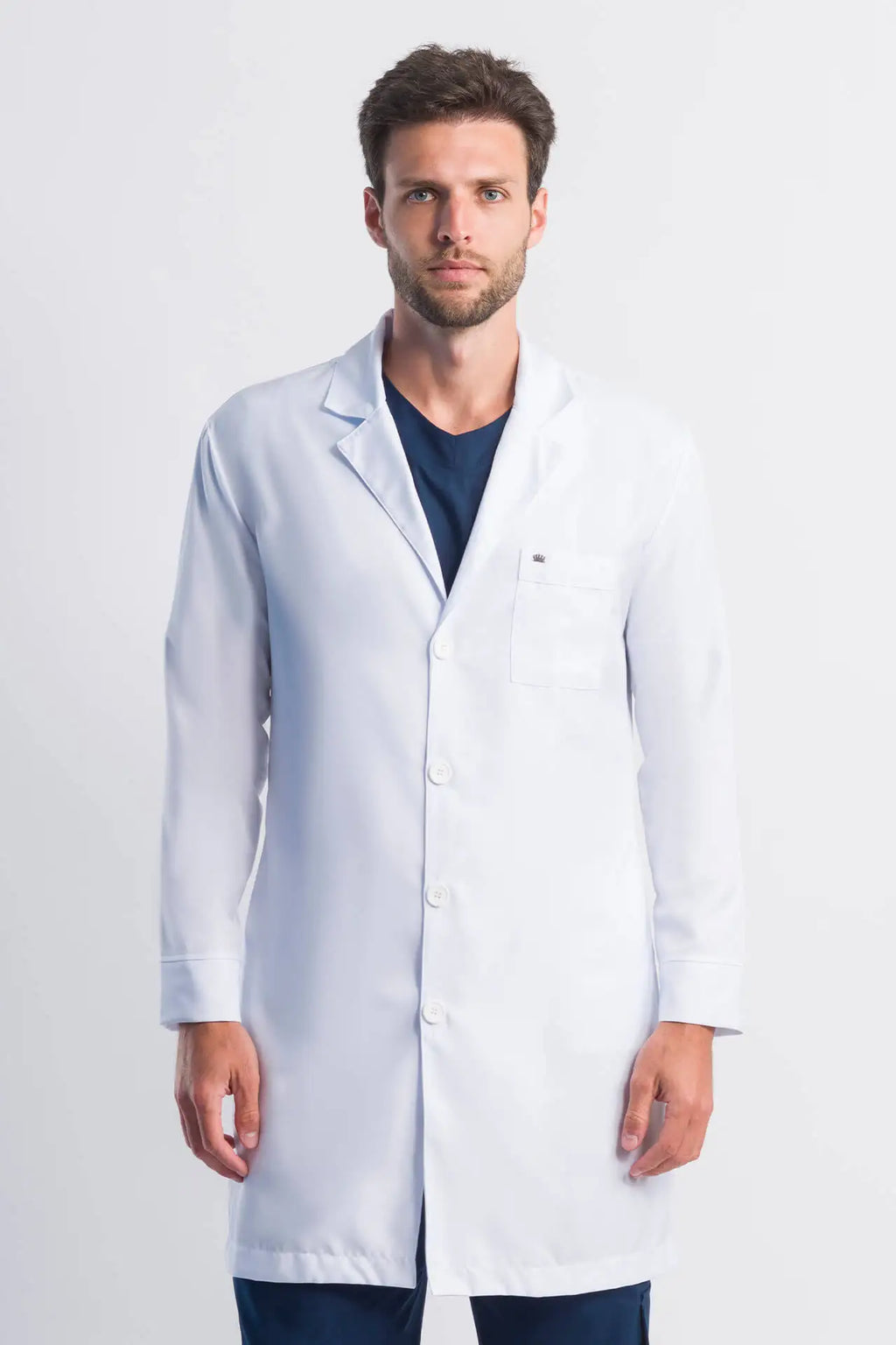 Men’s Lab Coat Leo White