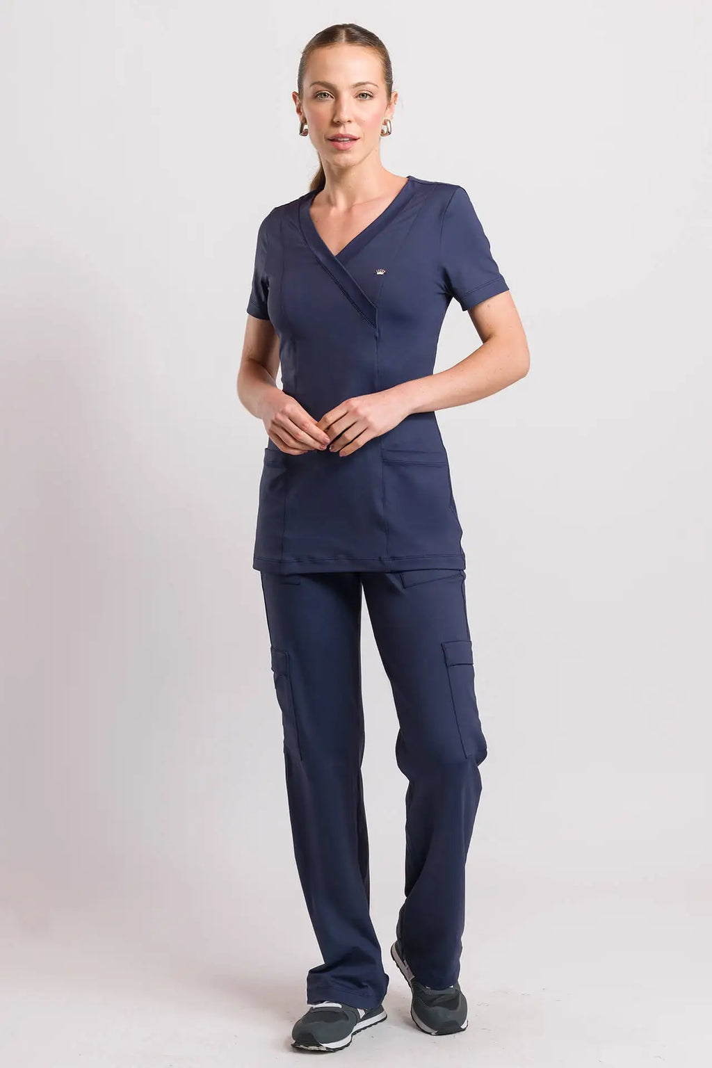 Women’s Scrub Coach Navy Blue