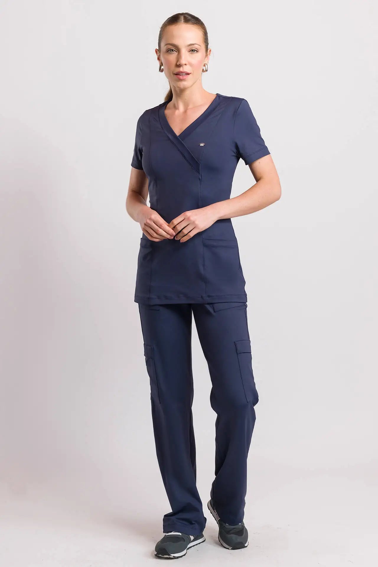 Women’s Scrub Coach Navy Blue