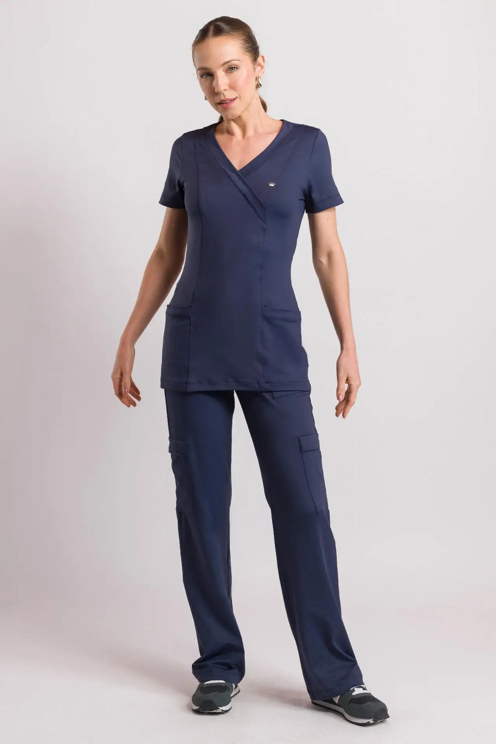 Women’s Scrub Coach Navy Blue