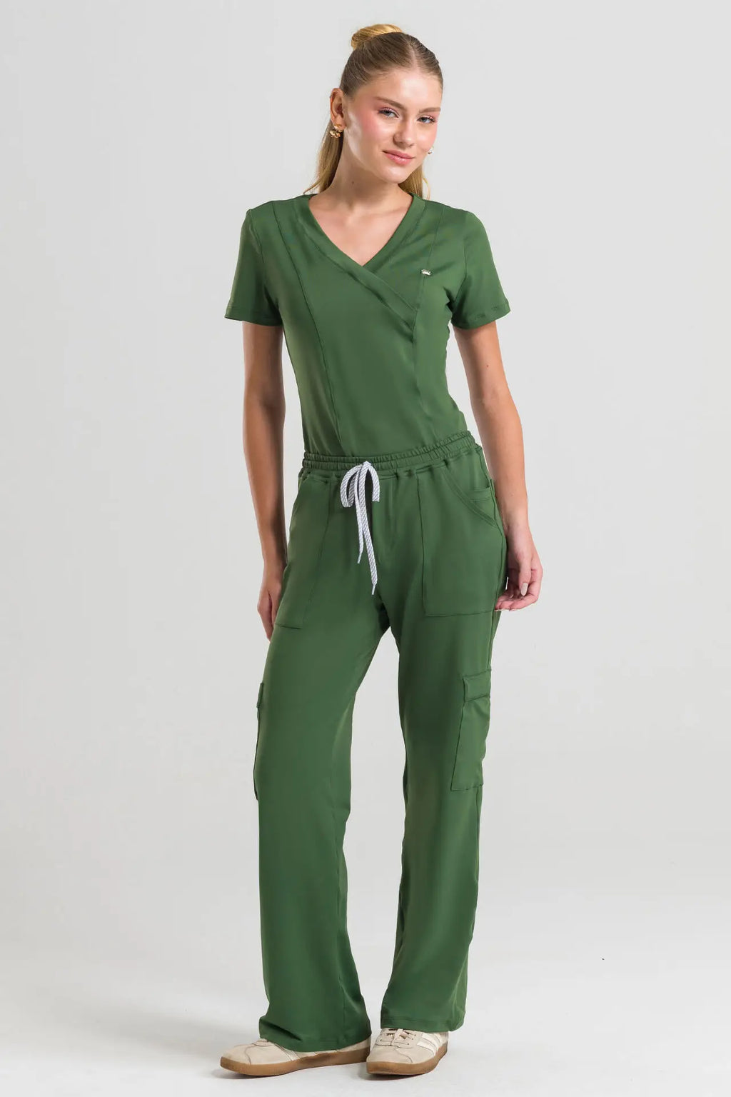 Women’s Scrub Coach Forest Green