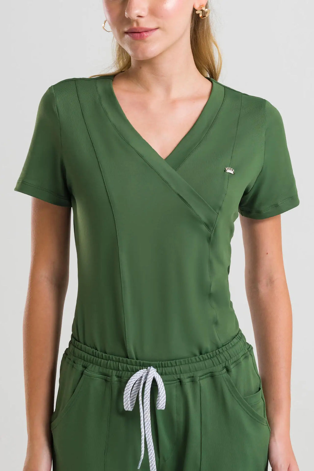 Women’s Scrub Coach Forest Green