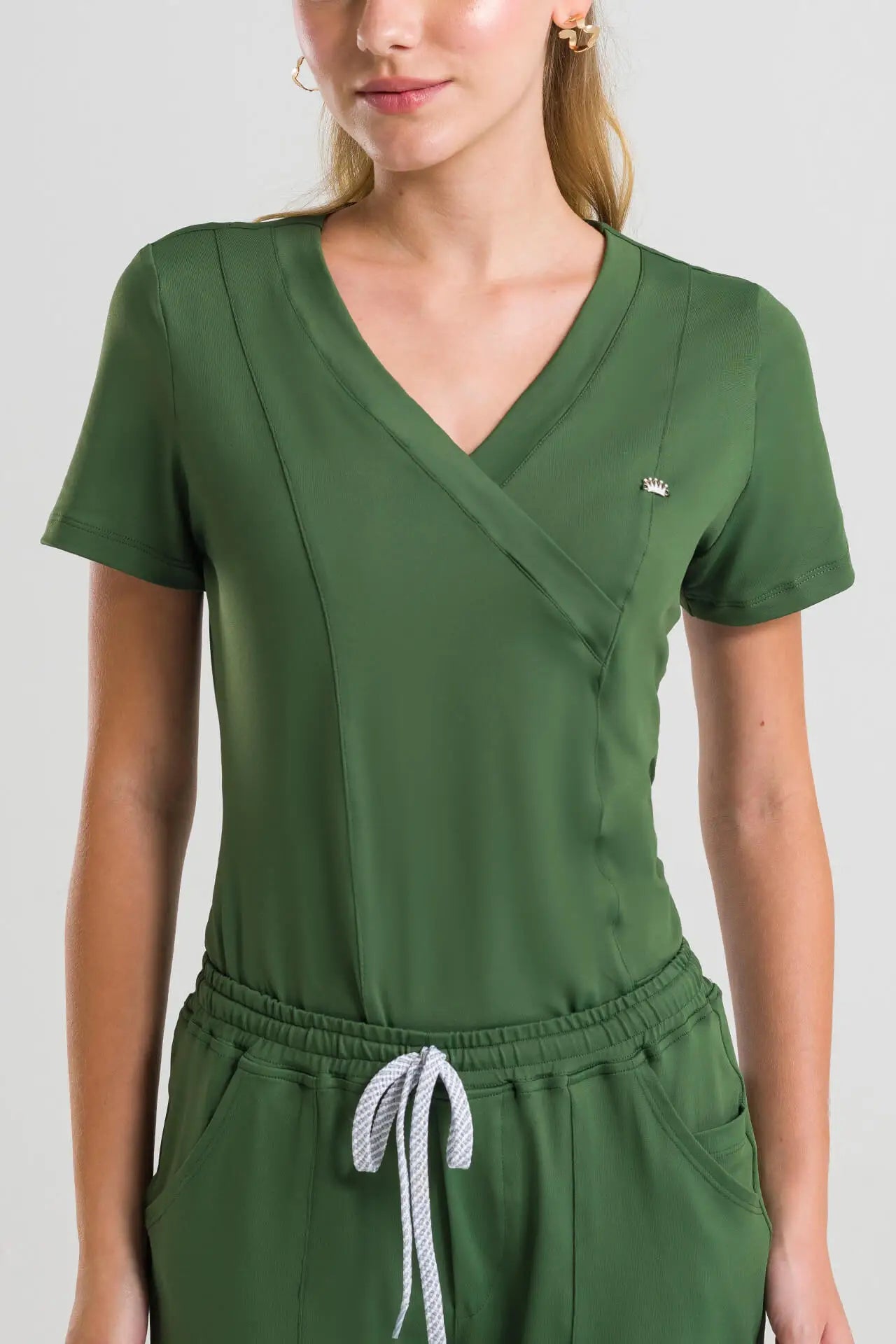Women’s Scrub Coach Forest Green