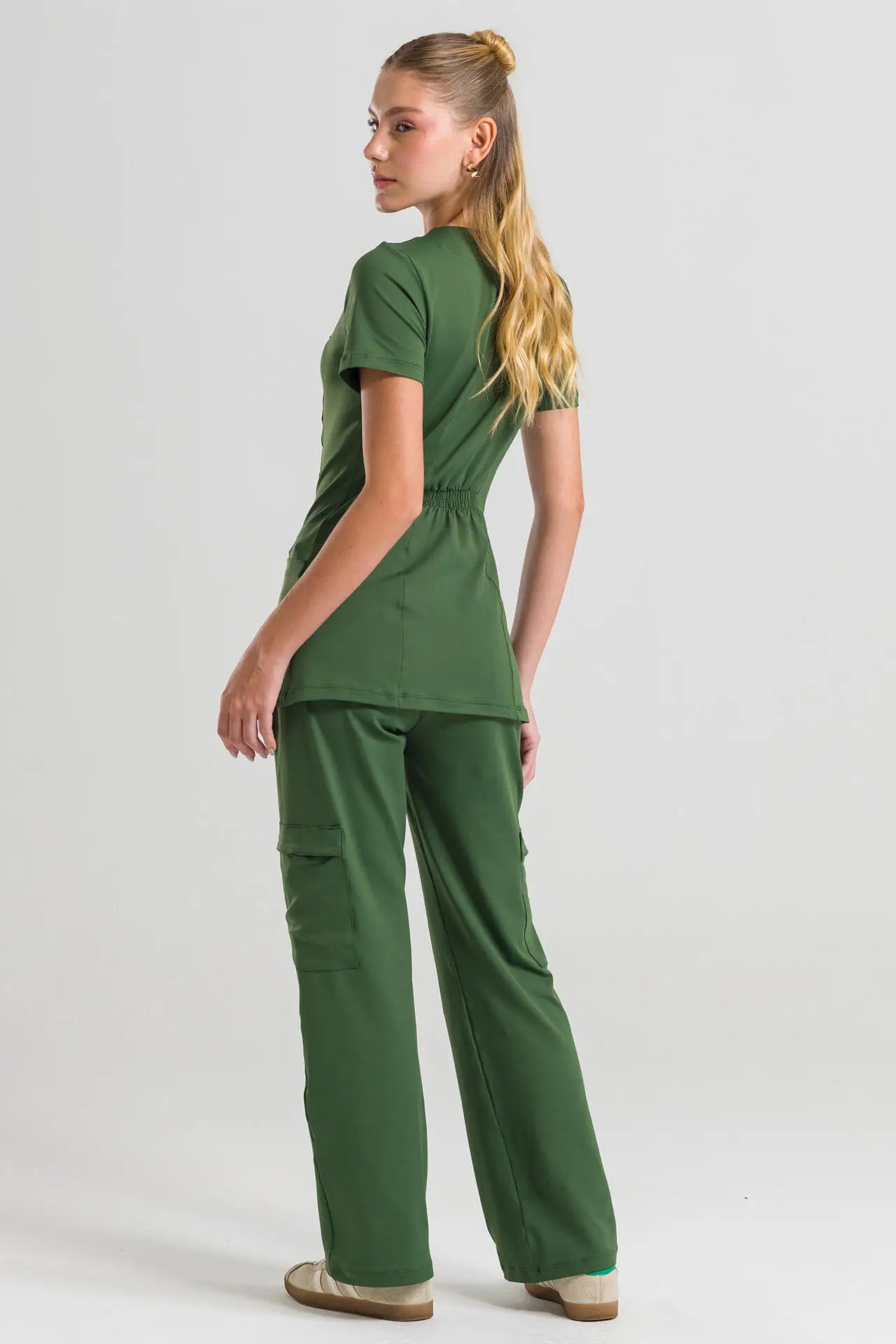 Women’s Scrub Coach Forest Green