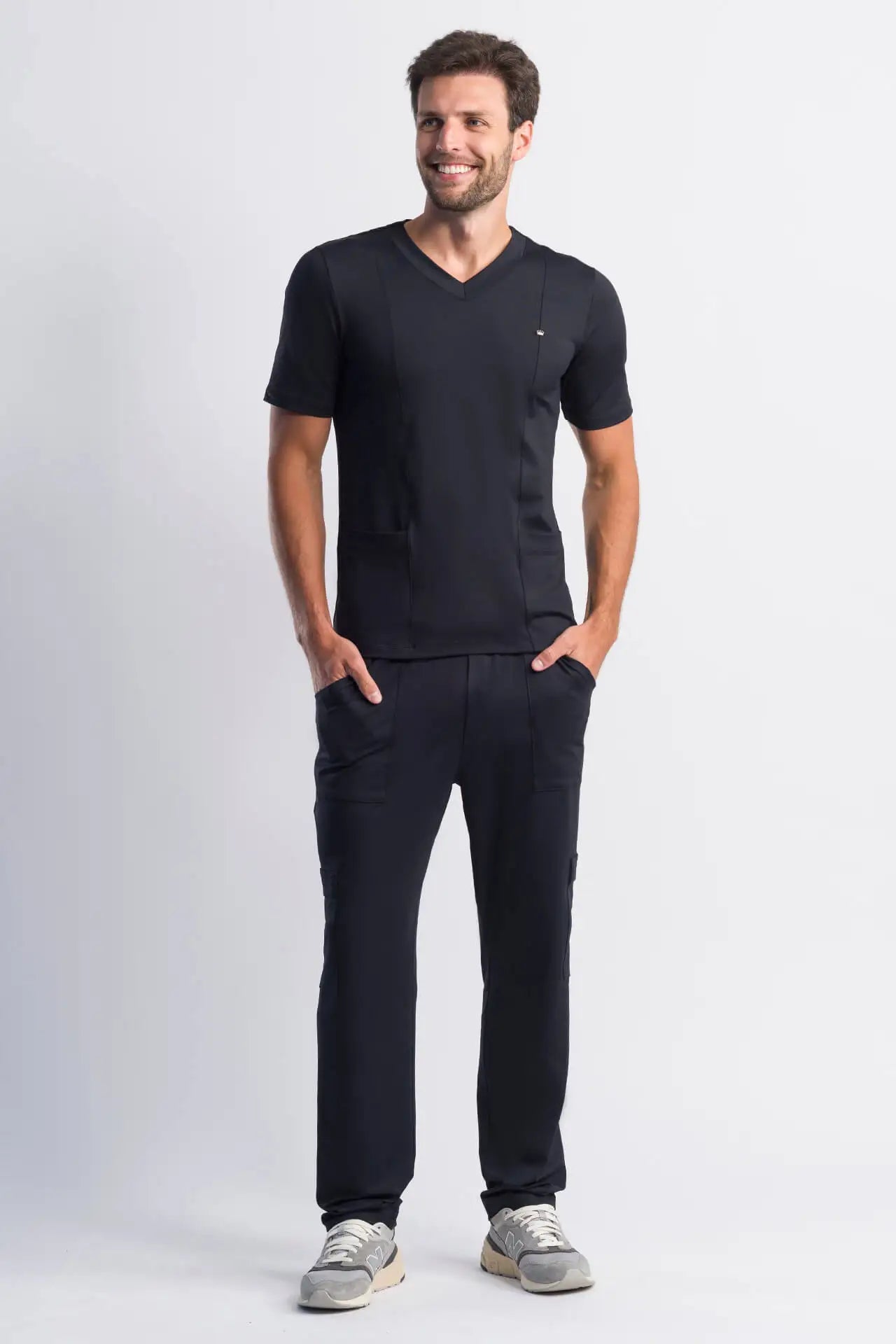Men’s Scrub Coach Black